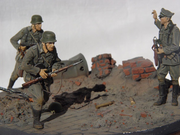 Dioramas and Vignettes: German Infantry, Stalingrad Dioramas and Vignettes: German Infantry, Stalingrad