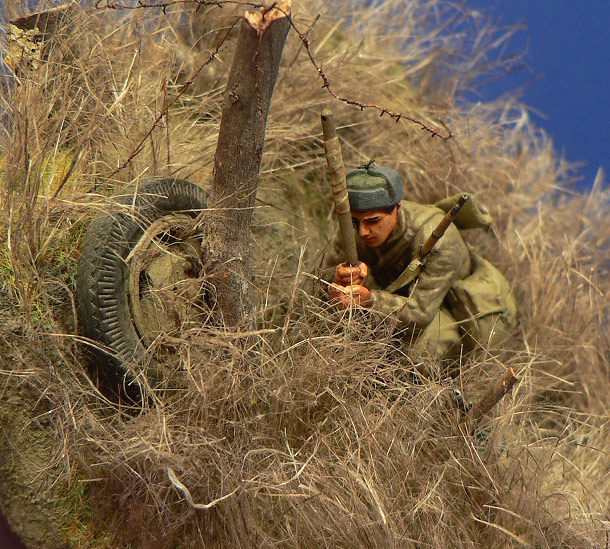 Dioramas and Vignettes: Soviet sniper Dioramas and Vignettes: Soviet sniper