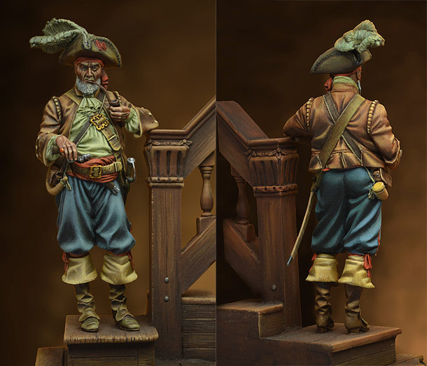 Figures: Quartermaster, 17th cent. Figures: Quartermaster, 17th cent.