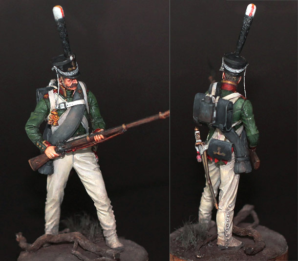 Figures: NCO, grenadiers regt., Russia 1812-14 Figures: NCO, grenadiers regt., Russia 1812-14