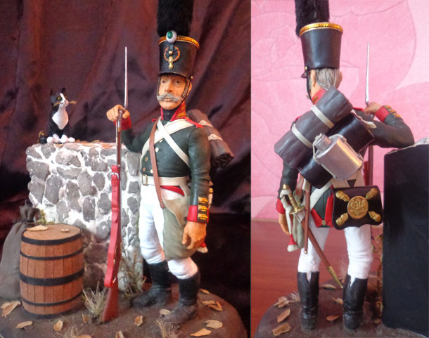 Sculpture: Grenadier, Preobrazhensky regt., 1805 Sculpture: Grenadier, Preobrazhensky regt., 1805