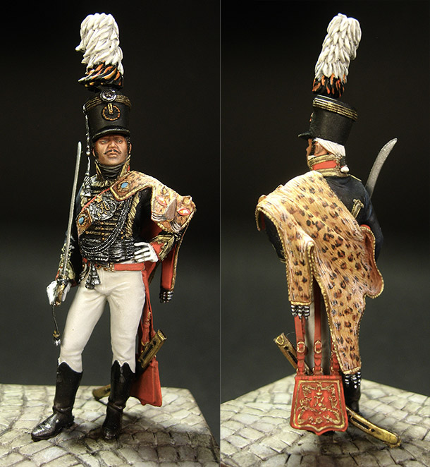 Figures: Chief officer, Leib Guard hussars regt., Russia 1803 Figures: Chief officer, Leib Guard hussars regt., Russia 1803