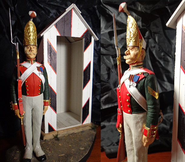 Sculpture: NCO, Leib Guard Pavlovsky grenadiers regt. Sculpture: NCO, Leib Guard Pavlovsky grenadiers regt.