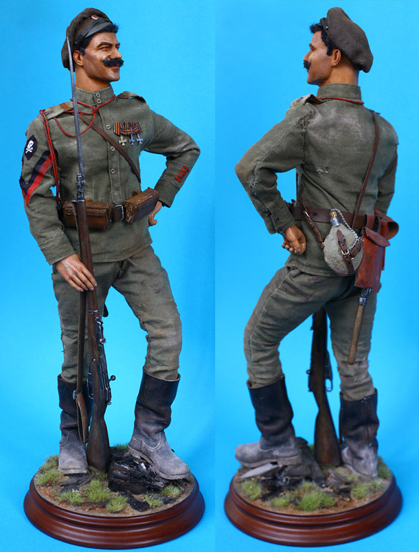 Figures: Sergeant major, Death Battalion of 8th Rifle regt., summer 1917 Figures: Sergeant major, Death Battalion of 8th Rifle regt., summer 1917