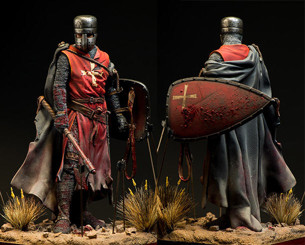 Figures: Knight Hospitaller, XIII century Figures: Knight Hospitaller, XIII century