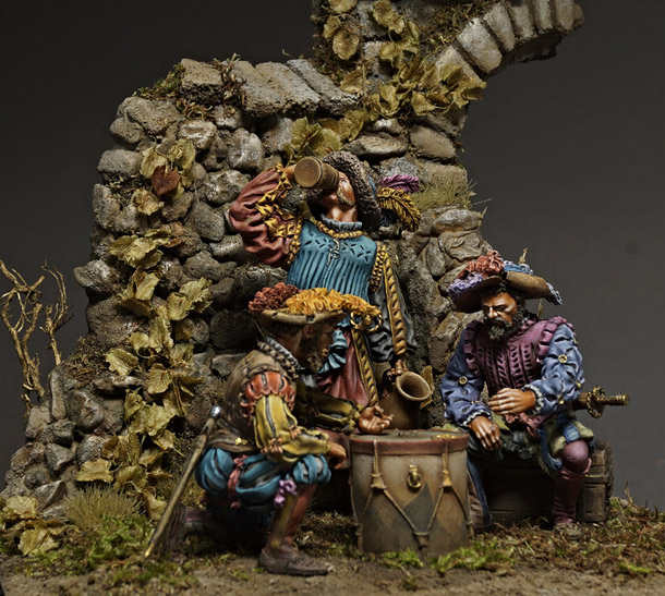 Dioramas and Vignettes: The Gamers Dioramas and Vignettes: The Gamers