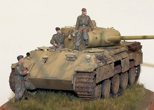 Panther with crew | Dioramas and Vignettes | Gallery on Diorama.ru