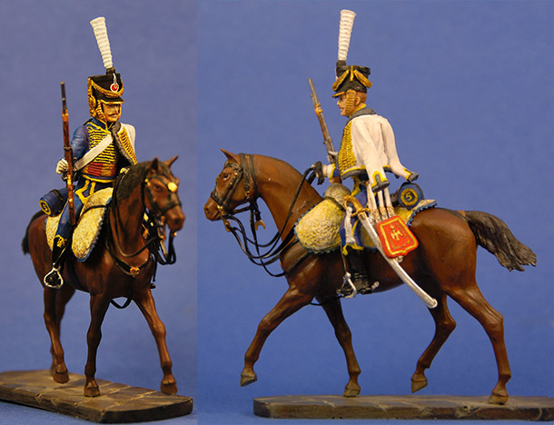 Figures: French hussar, 5th regt., 1812 Figures: French hussar, 5th regt., 1812