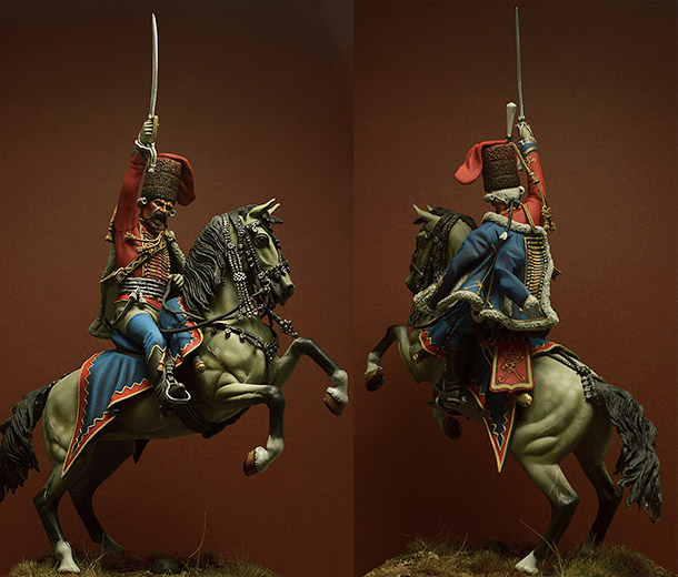 Figures: Prussian officer, 2nd Hussars, 1762 Figures: Prussian officer, 2nd Hussars, 1762