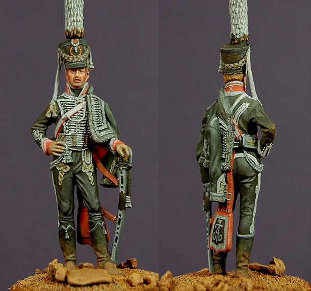 Figures: Senior officer, Alexandriysky hussars regt., 1809-11 Figures: Senior officer, Alexandriysky hussars regt., 1809-11