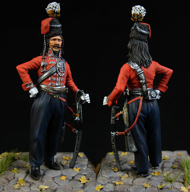 Figures: Officer, Leib Guard cossacks regt., 1801-09 Figures: Officer, Leib Guard cossacks regt., 1801-09