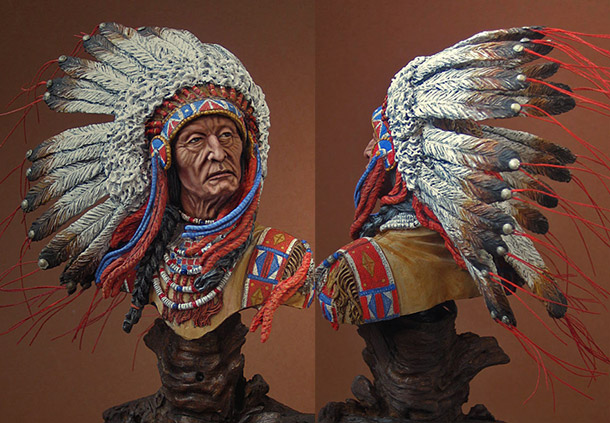 Figures: Oglala Sioux chief Figures: Oglala Sioux chief