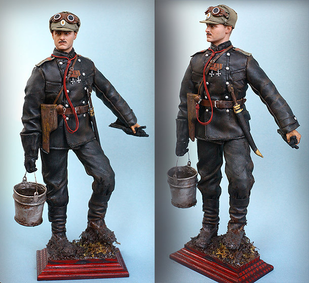 Figures: Russian army armored car driver, 1917 Figures: Russian army armored car driver, 1917