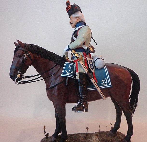 Sculpture: Private, Lt.-Gen. Neplyuev's 1st Cuirassiers regt., 1798 Sculpture: Private, Lt.-Gen. Neplyuev's 1st Cuirassiers regt., 1798