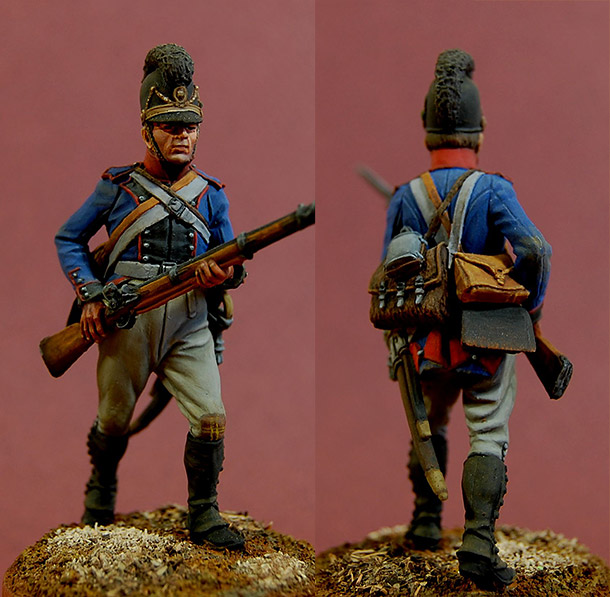 Figures: Private, 13th line infantry regt., Bavaria, 1805-07 Figures: Private, 13th line infantry regt., Bavaria, 1805-07