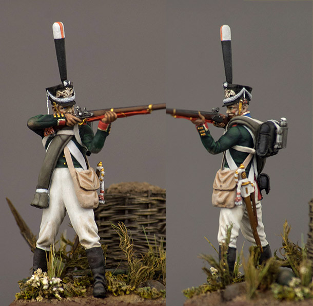 Figures: NCO, Leib-Guard Semenovsky regt., 1812 Figures: NCO, Leib-Guard Semenovsky regt., 1812