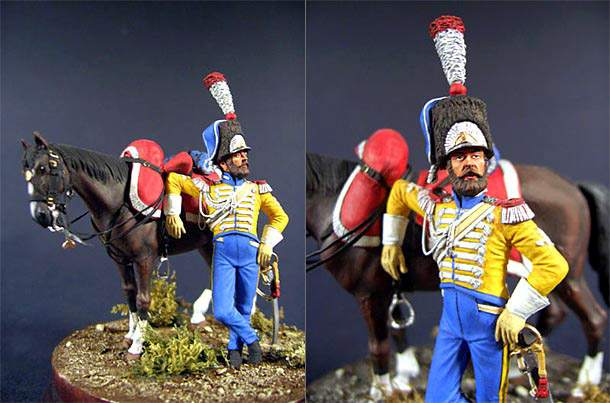 Dioramas and Vignettes: Pioneer, Neapolitan Guard Lancers Dioramas and Vignettes: Pioneer, Neapolitan Guard Lancers