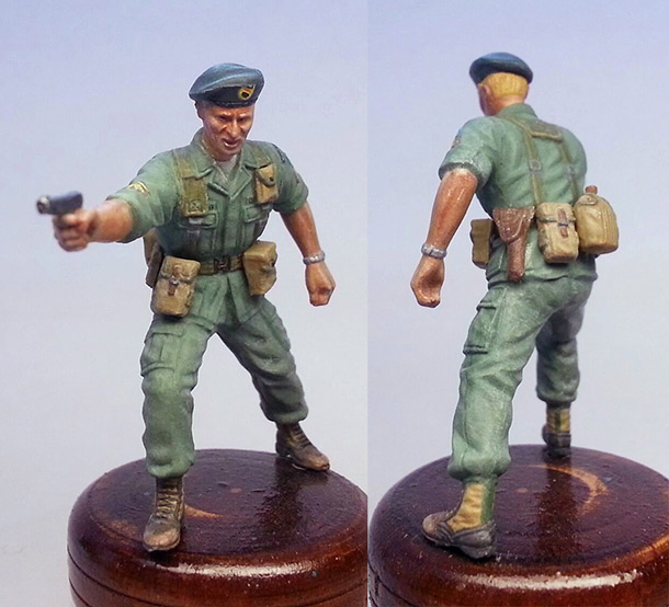 Figures: Sergeant, «Greet berets», Vietnam, 1968 Figures: Sergeant, «Greet berets», Vietnam, 1968