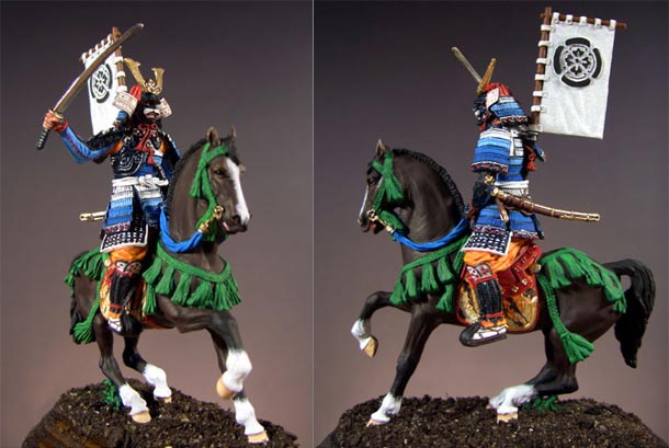Figures: Mounted Samurai, XV century Figures: Mounted Samurai, XV century