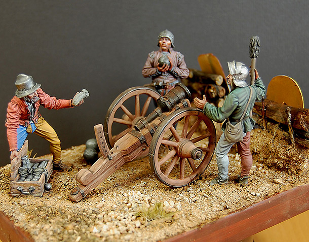 Dioramas and Vignettes: Bombard crew, Europe, XV cent. Dioramas and Vignettes: Bombard crew, Europe, XV cent.