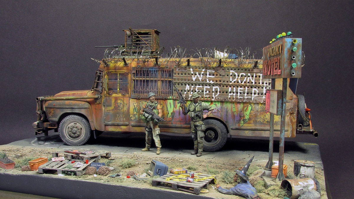 Photo 4 Zombie Bus Dioramas and Gallery on Diorama.ru