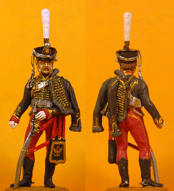 Figures: Senior officer, Irkutsky Hussars, 1813-14 Figures: Senior officer, Irkutsky Hussars, 1813-14