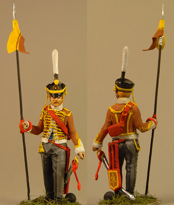 Figures: Akhtyrsky hussar, 1812-13 Figures: Akhtyrsky hussar, 1812-13