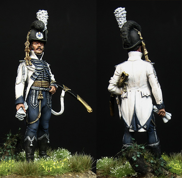 Figures: Officer, mounter Leib Guards, Sweden, 1807 Figures: Officer, mounter Leib Guards, Sweden, 1807
