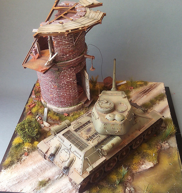 Dioramas and Vignettes: Work horses. T-34/85 Dioramas and Vignettes: Work horses. T-34/85