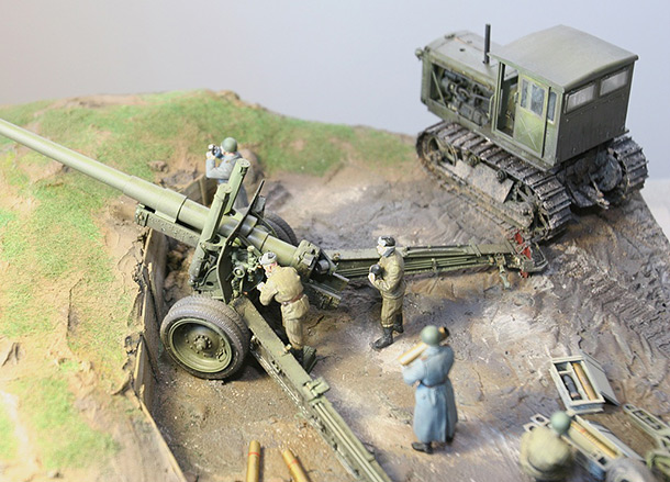 Dioramas and Vignettes: A-19 cannon with crew Dioramas and Vignettes: A-19 cannon with crew