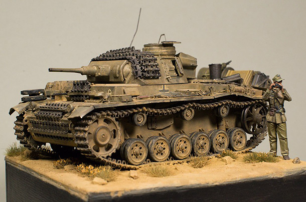 Dioramas and Vignettes: Command tank, D.A.K. Dioramas and Vignettes: Command tank, D.A.K.