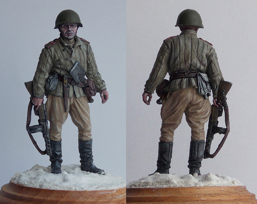 Figures: Senior sergeant, Red Army, 1943-45 Figures: Senior sergeant, Red Army, 1943-45