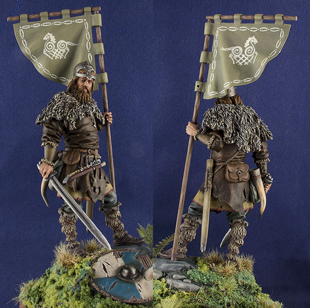 Figures: Viking standard-bearer Figures: Viking standard-bearer