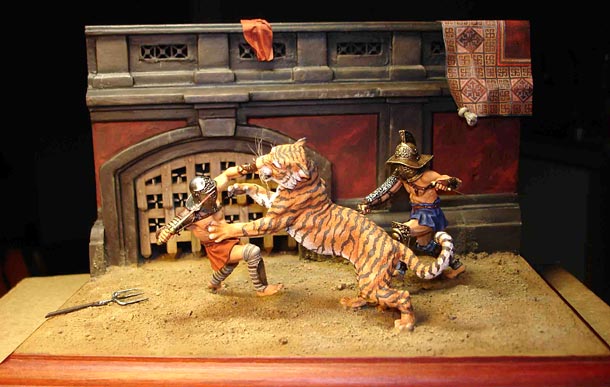 Dioramas and Vignettes: Gladiators Dioramas and Vignettes: Gladiators