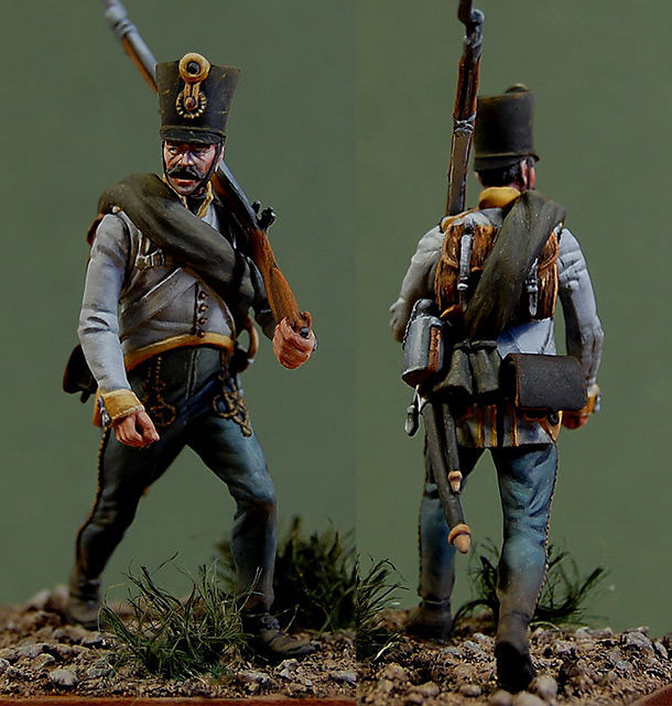 Figures: Fusilier, 2nd Hiller regt. Austria, 1812 Figures: Fusilier, 2nd Hiller regt. Austria, 1812