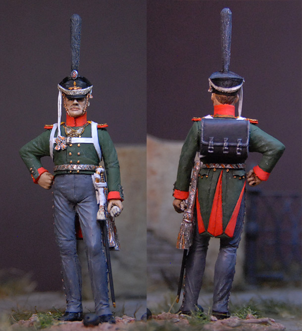 Figures: Senior officer, Selenginsky regt. Figures: Senior officer, Selenginsky regt.