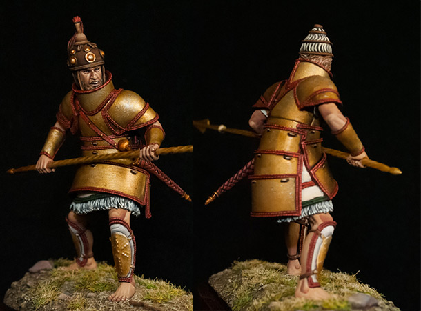 Figures: Mycenae warrior, XIV B.C. Figures: Mycenae warrior, XIV B.C.
