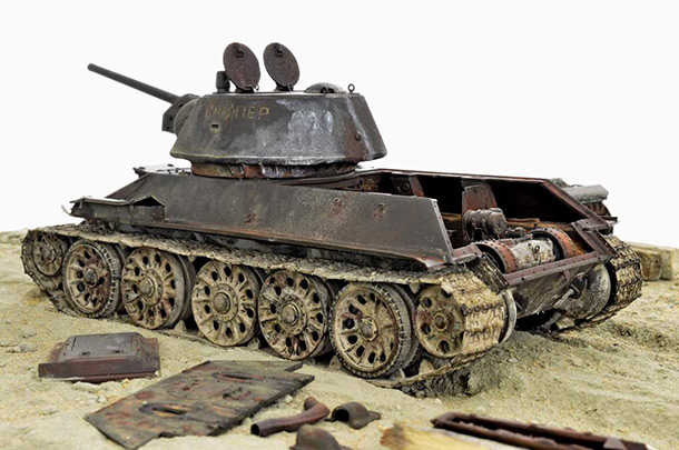 Dioramas and Vignettes: Т-34/76 «Sniper», 1942-2003