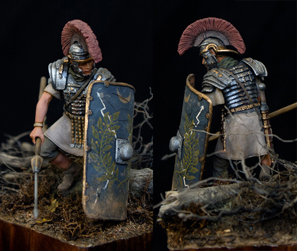 Figures: Roman legionary, Teutoburg forest, 9 A.D. Figures: Roman legionary, Teutoburg forest, 9 A.D.