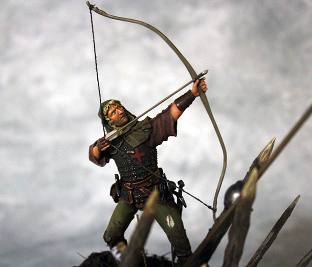 Figures: English archer, Agincourt, 1415 Figures: English archer, Agincourt, 1415