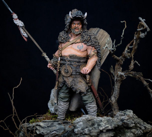 Figures: Noble Germanic warrior. 9 A.D. Figures: Noble Germanic warrior. 9 A.D.