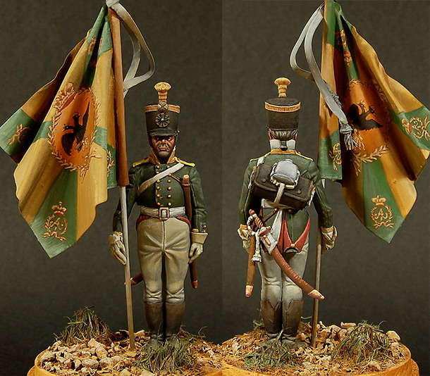 Figures: Ensign, Perm musketeers regt., 1806 Figures: Ensign, Perm musketeers regt., 1806