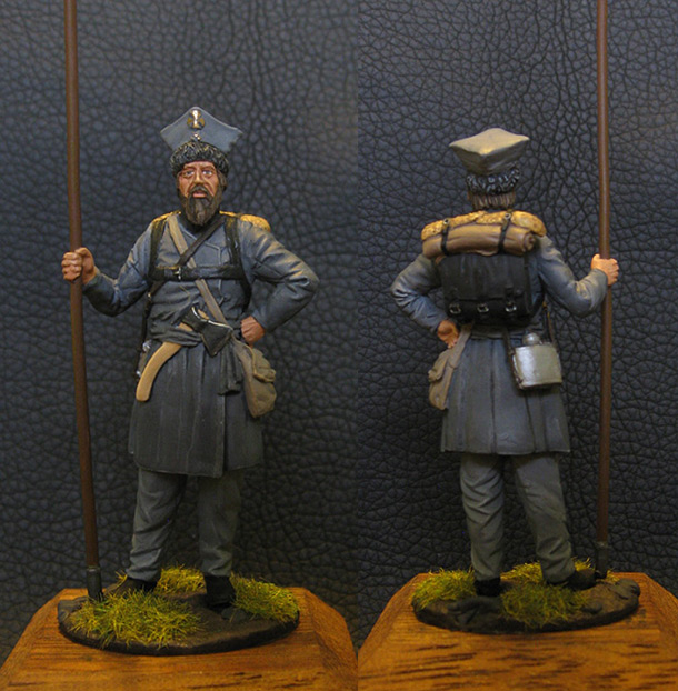 Figures: Ratnik, Nizhny Novgorod home guard, Russia, 1812-13 Figures: Ratnik, Nizhny Novgorod home guard, Russia, 1812-13
