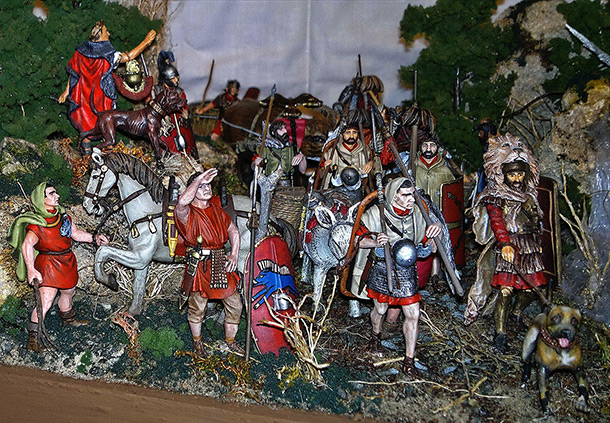 Dioramas and Vignettes: Caesar's legions on march Dioramas and Vignettes: Caesar's legions on march