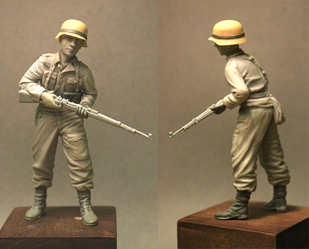 Sculpture: Wehrmacht soldier Sculpture: Wehrmacht soldier