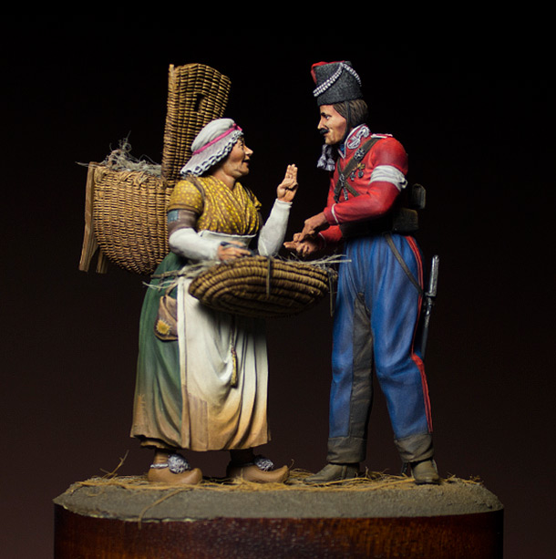 Figures: Russian cossacks in Paris Figures: Russian cossacks in Paris