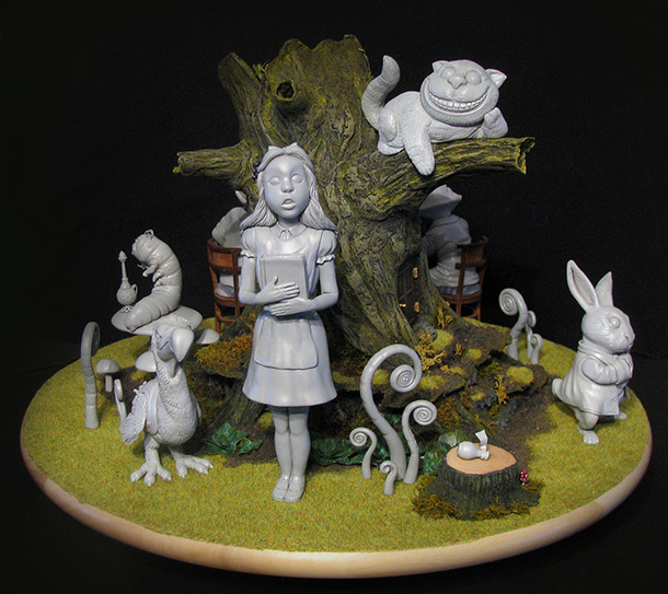 Sculpture: Alice in Wonderland Sculpture: Alice in Wonderland