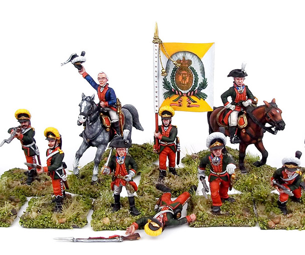 Figures: A.V.Suvorov and his bogatyrs Figures: A.V.Suvorov and his bogatyrs