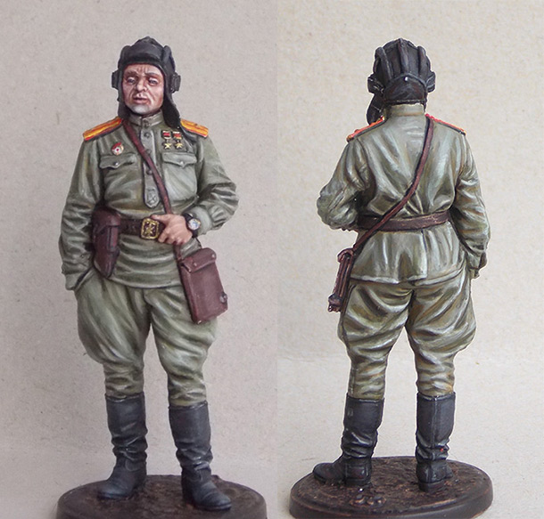 Figures: Guards major, tank batallion commander, 1945 Figures: Guards major, tank batallion commander, 1945