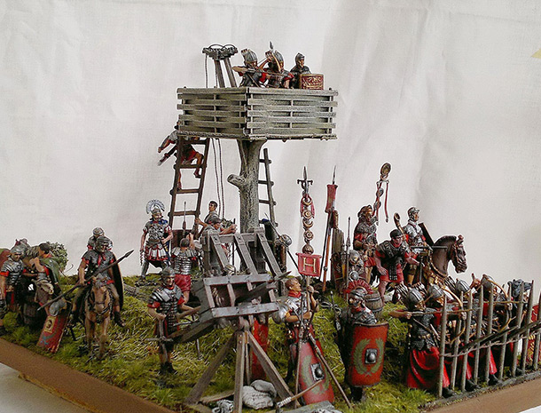 Dioramas and Vignettes: Roman battle position Dioramas and Vignettes: Roman battle position